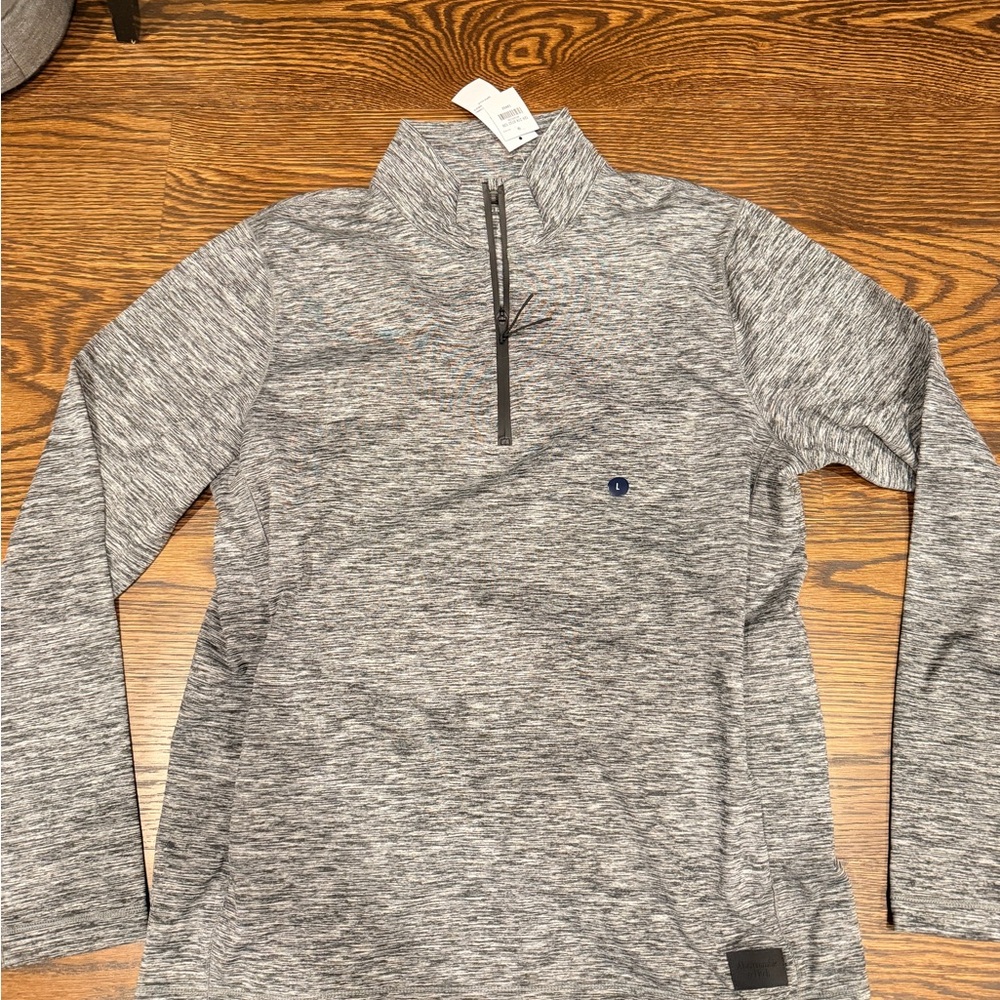 Gray Quarter-Zip Pullover - image 1